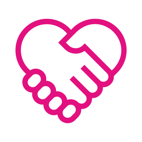 Matching en begeleiding roze